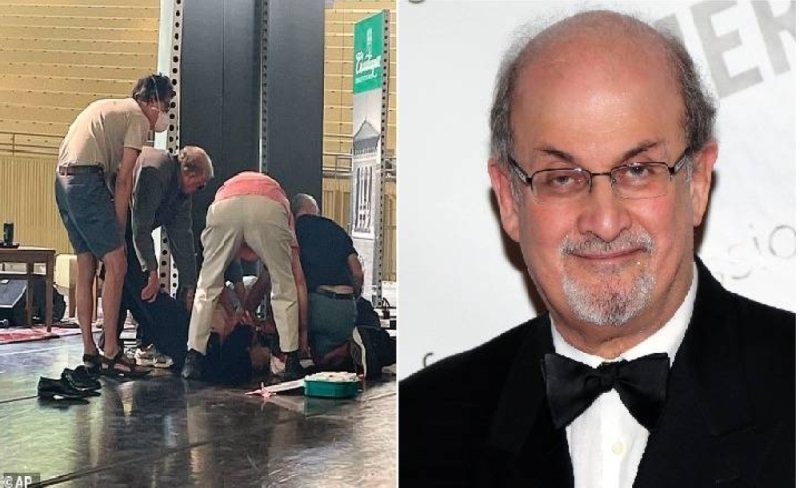 سلمان رشدي فقد البصر في إحدى عينيه وشلّت يده بحسب وكيل أعماله